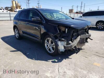 2016 Ford EDGE Edge Titan, black — VIN 2FMPK3K87GBB22341, Copart