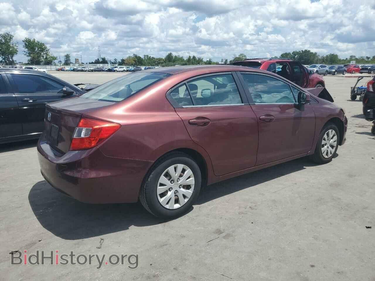 2012 HONDA CIVIC - VIN: 19XFB2F57CE032703 - Фото 3