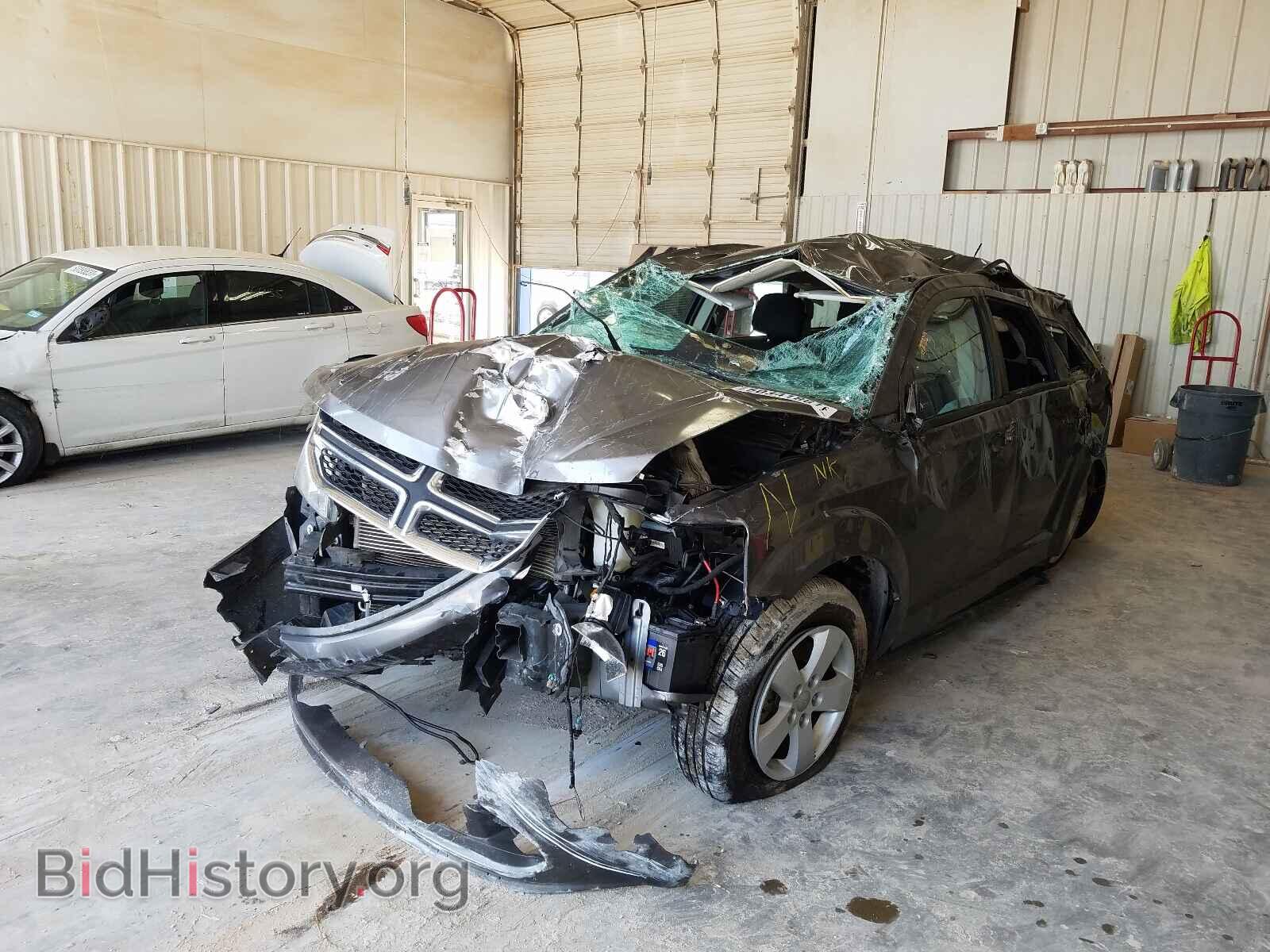 2013 DODGE JOURNEY - VIN: 3C4PDCAB8DT509685 - Фото 2