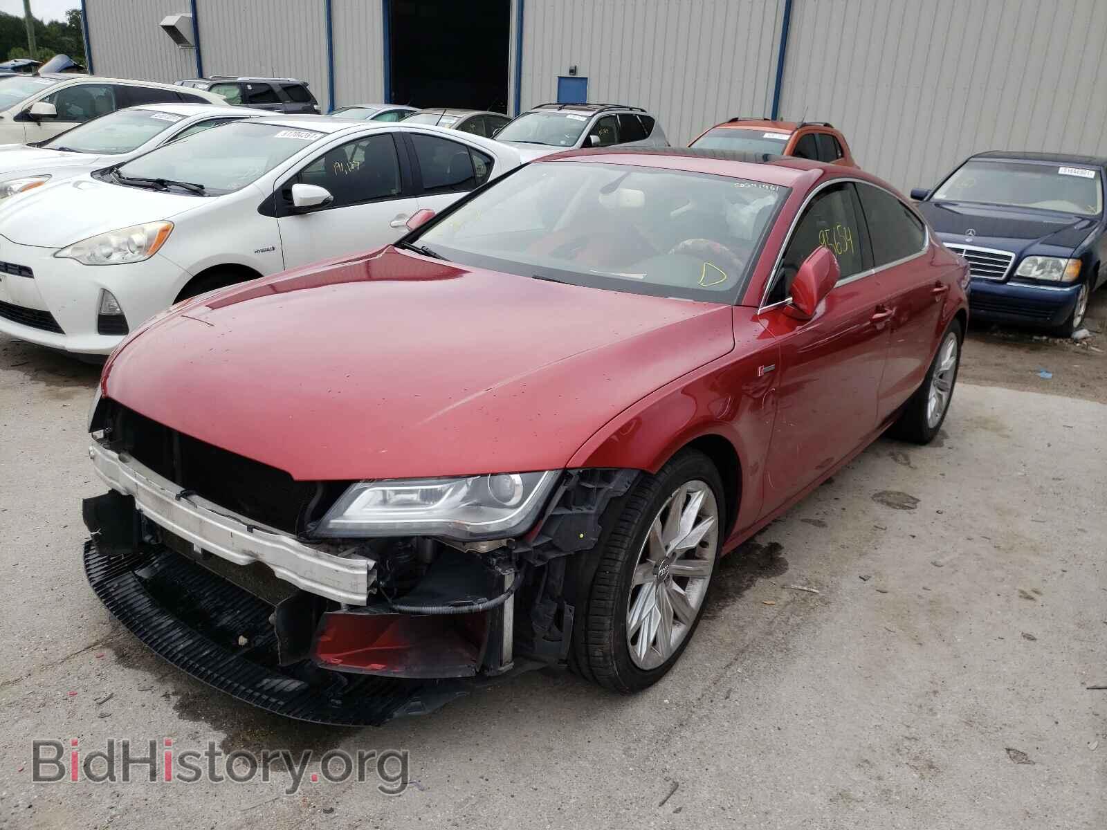 2012 AUDI A7 - VIN: WAUYGAFC1CN069306 - Фото 2