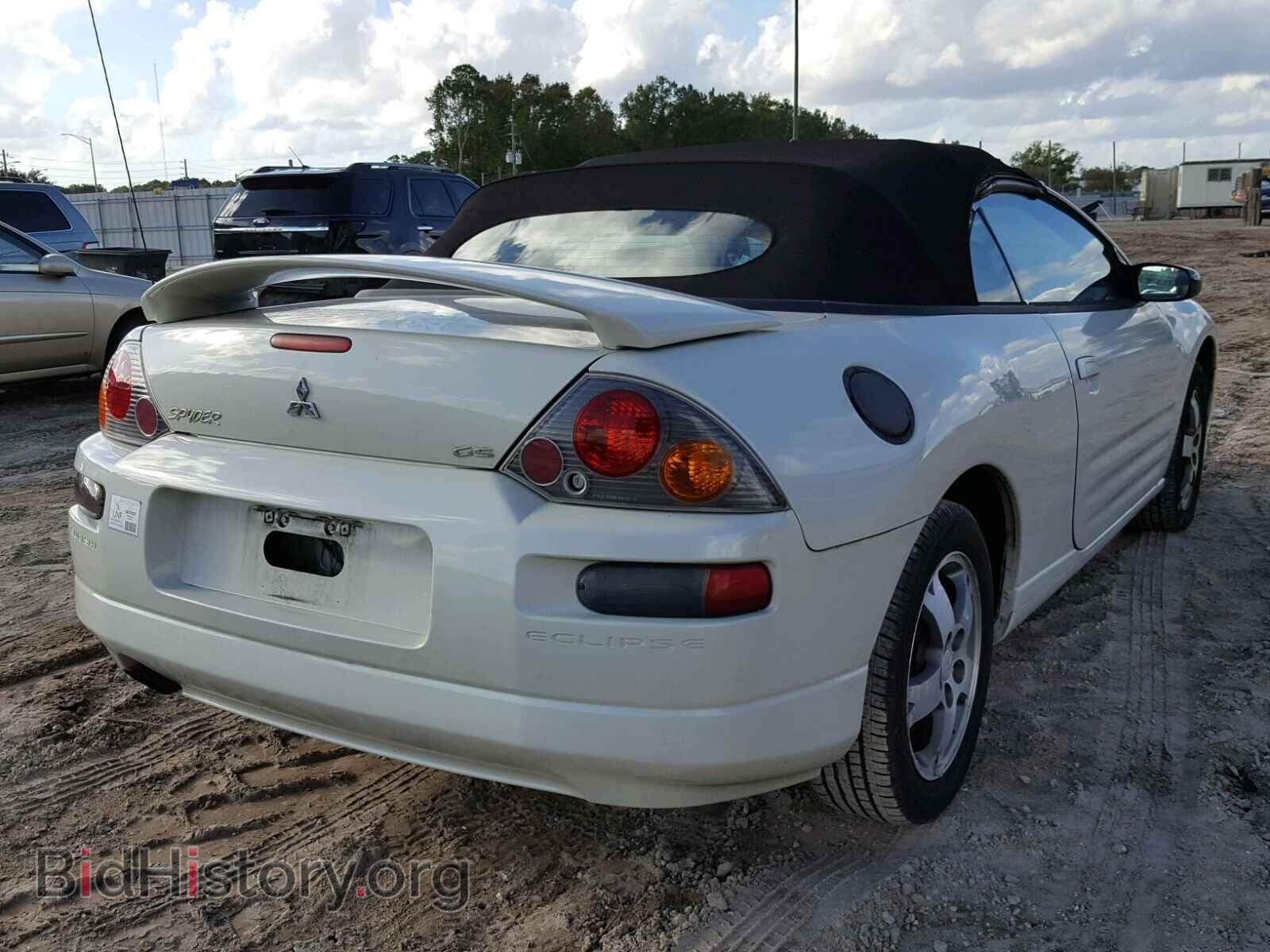 2003 MITSUBISHI ECLIPSE - VIN: 4A3AE45G63E061506 - Фото 4