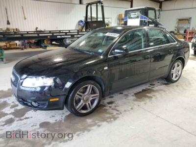 2007 Audi A4 A4 2.0T QU, черный — VIN WAUDF78E37A095535, Copart