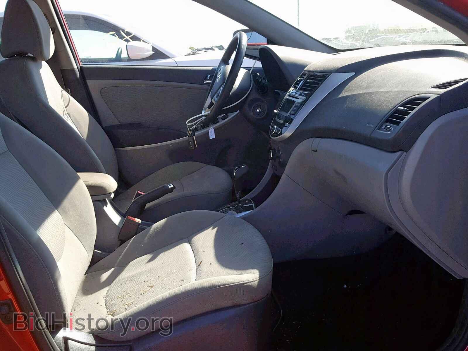2014 HYUNDAI ACCENT - VIN: KMHCU4AE6EU763543 - Фото 5