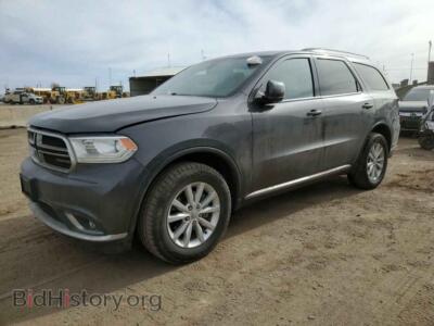 2015 Dodge DURANGO SXT, gray — VIN 1C4RDJAG3FC771993, Copart