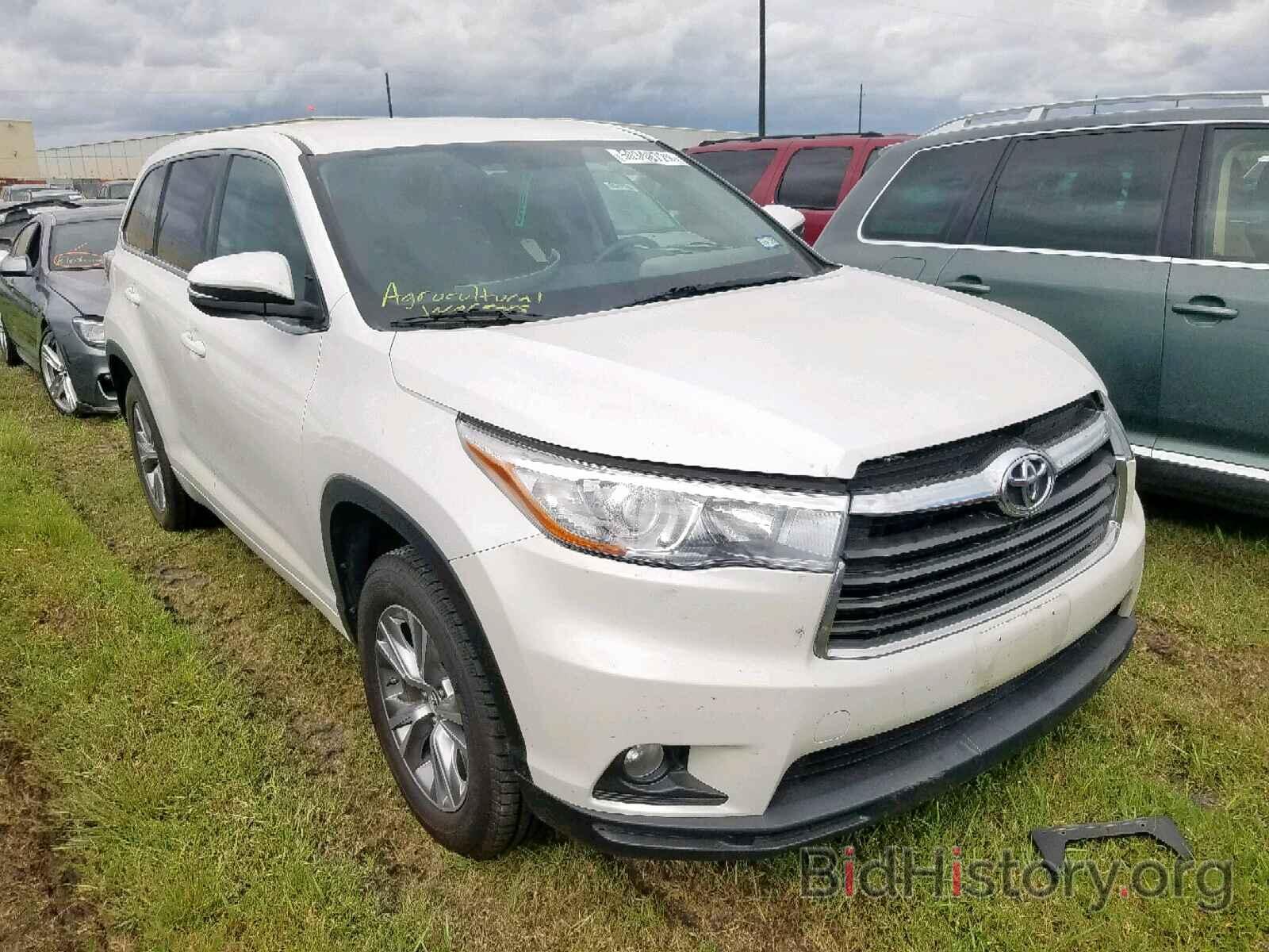 Photo 5TDZKRFH0GS182549 - TOYOTA HIGHLANDER 2016