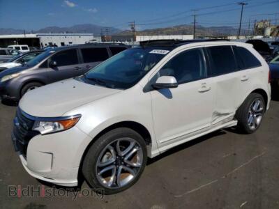 2013 Ford EDGE Sport, white — VIN 2FMDK3AK8DBB86934, Copart