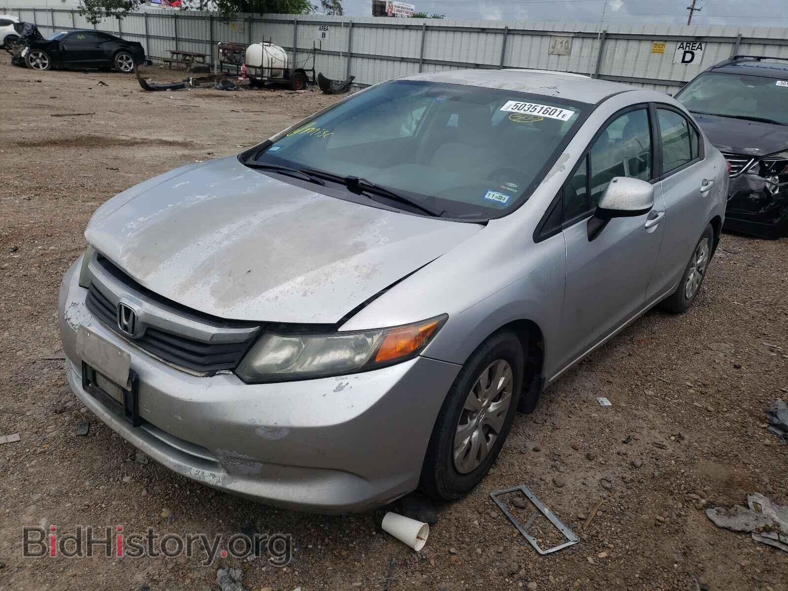 2012 HONDA CIVIC - VIN: 2HGFB2F55CH323495 - Фото 2