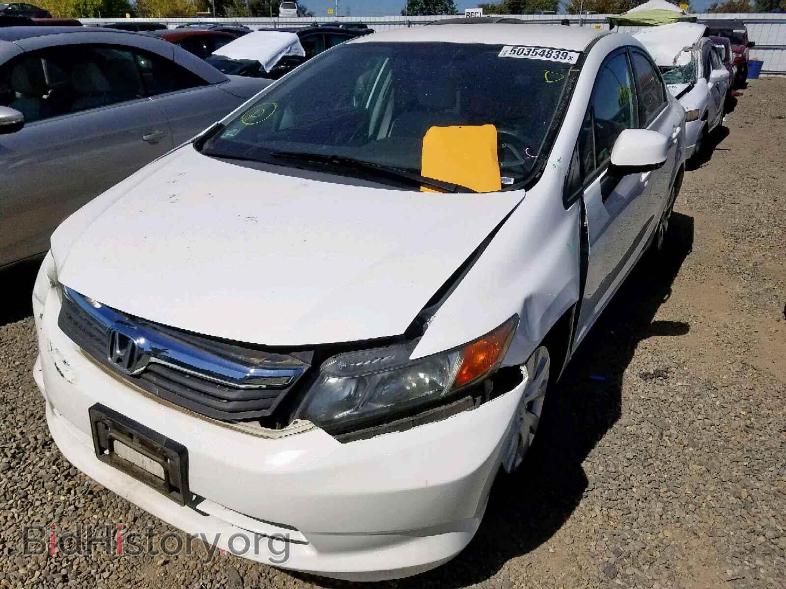 2012 HONDA CIVIC LX - VIN: 19XFB2F55CE369984 - Фото 2