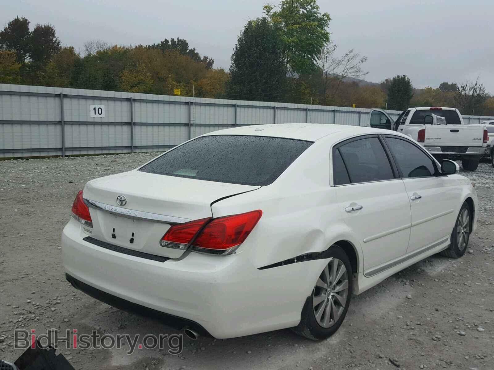 2011 TOYOTA AVALON - VIN: 4T1BK3DBXBU434871 - Фото 4