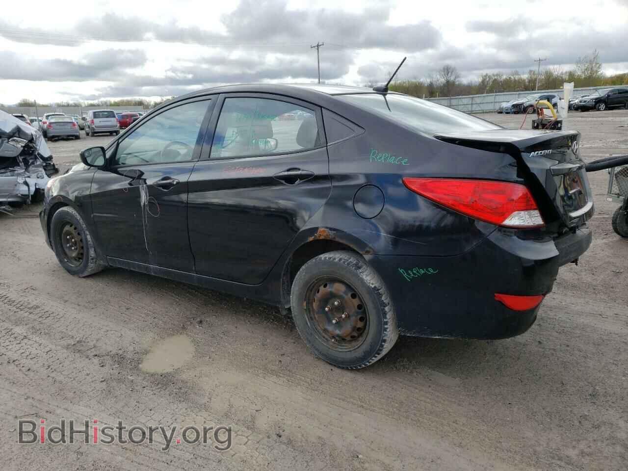 2014 HYUNDAI ACCENT - VIN: KMHCT4AE6EU758362 - Фото 2