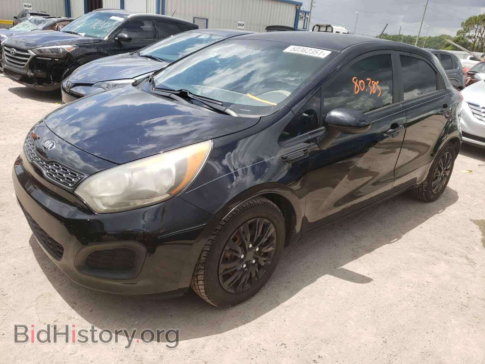 2013 KIA RIO - VIN: KNADM5A32D6207436 - Фото 2