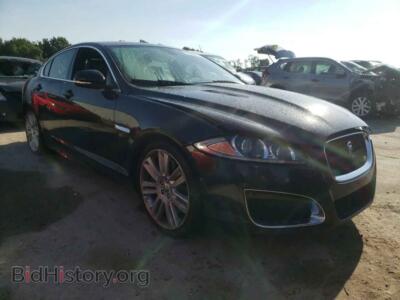 2012 Jaguar XF XF R, черный — VIN SAJWA0JC2CMS36342, Copart