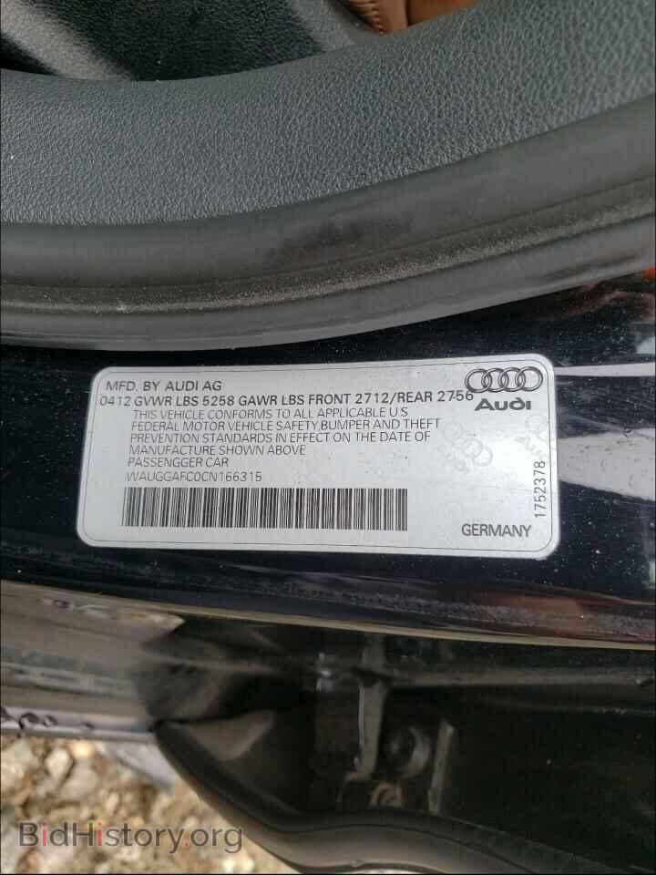 2012 AUDI A6 - VIN: WAUGGAFC0CN166315 - Photo 10