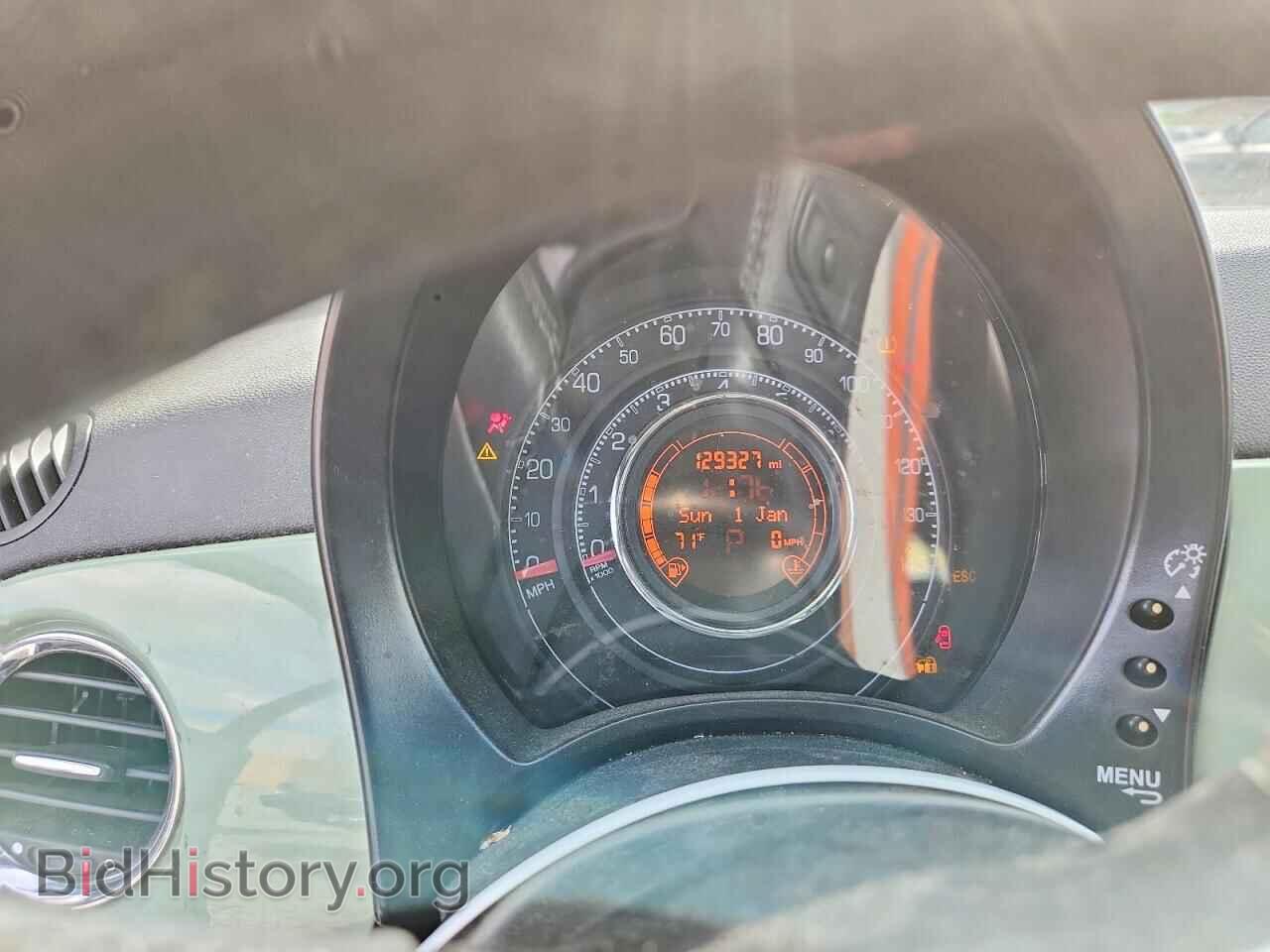2013 FIAT 500 - VIN: 3C3CFFBR8DT674503 - Фото 9