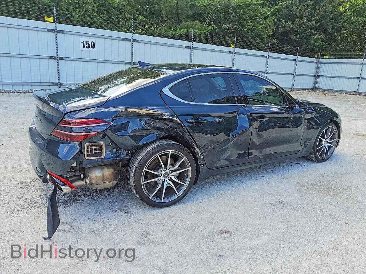 2022 GENESIS G70 - VIN: KMTG34TA1NU101437 - Фото 3