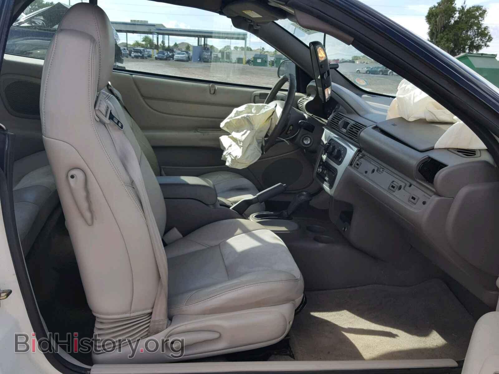 2005 CHRYSLER SEBRING - VIN: 1C3EL55R85N635158 - Фото 5