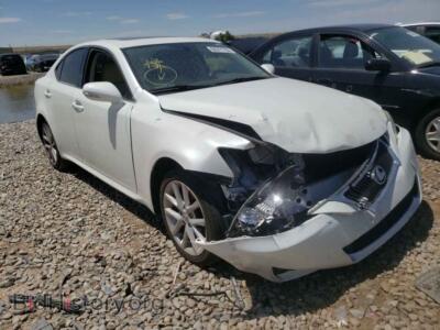 2012 Lexus IS IS 250, white — VIN JTHCF5C24C5057202, Copart