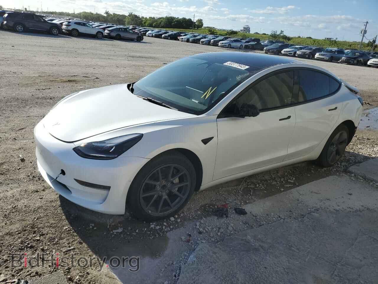 Photo 5YJ3E1EA0NF160488 - TESLA MODEL 3 2022