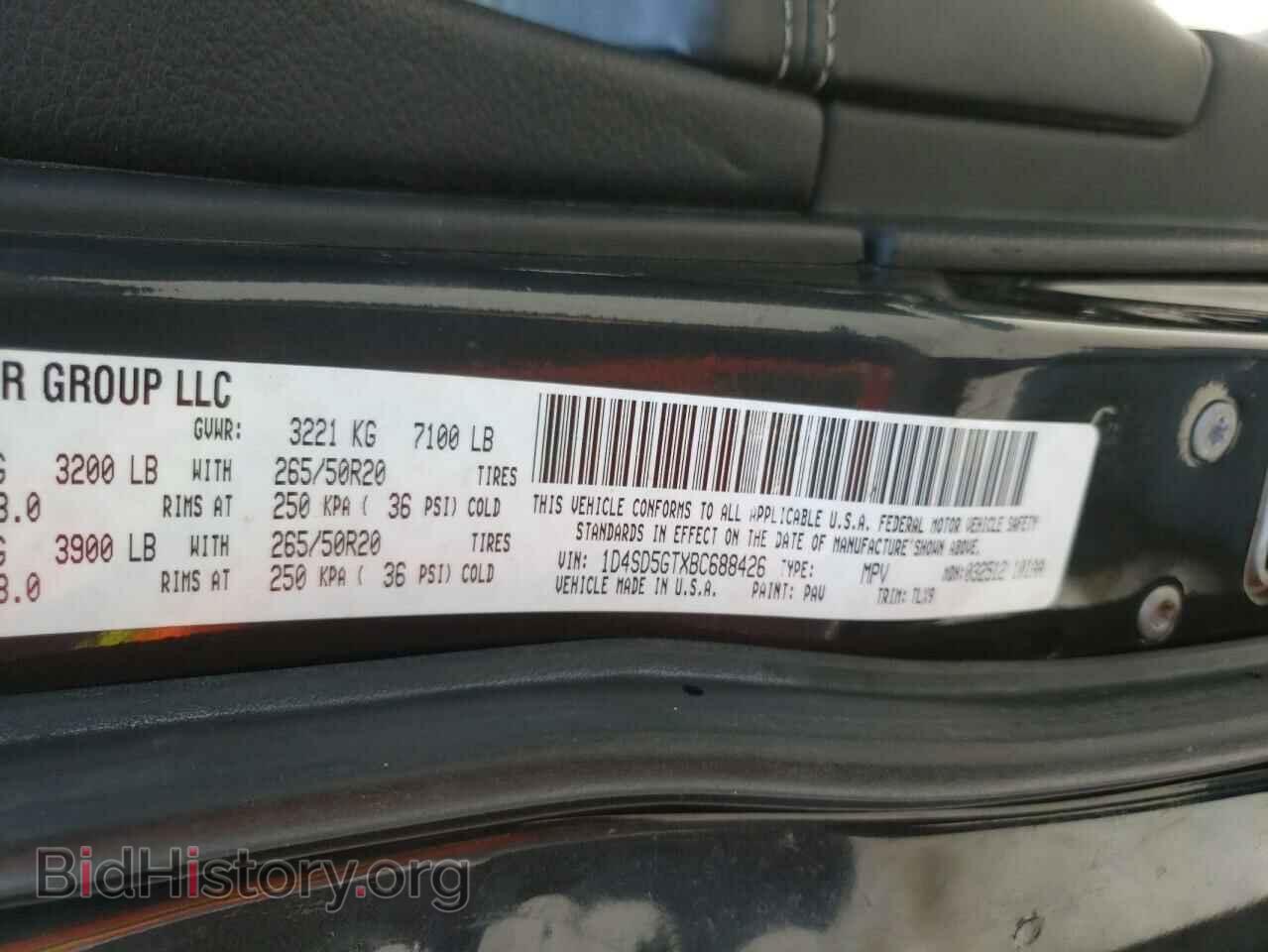2011 DODGE DURANGO - VIN: 1D4SD5GTXBC688426 - Photo 10