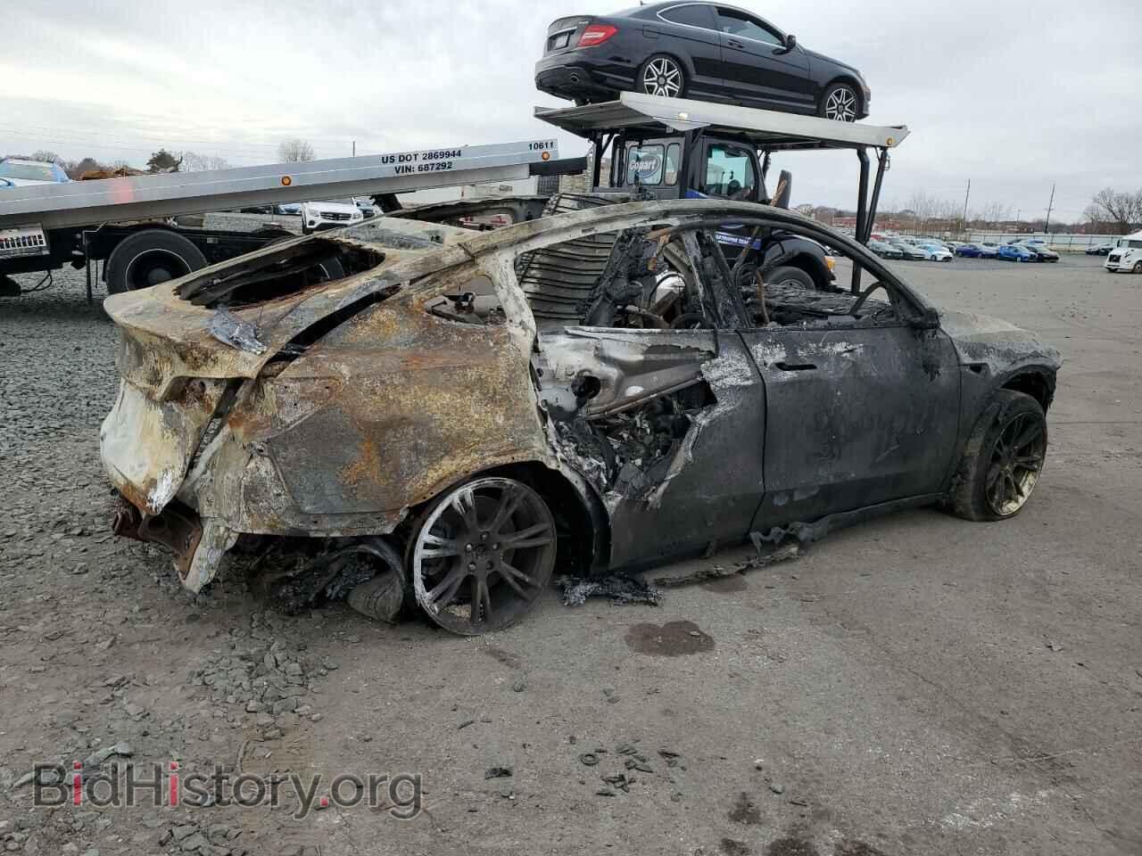 2021 TESLA MODEL Y - VIN: 5YJYGAEE8MF188542 - Фото 3