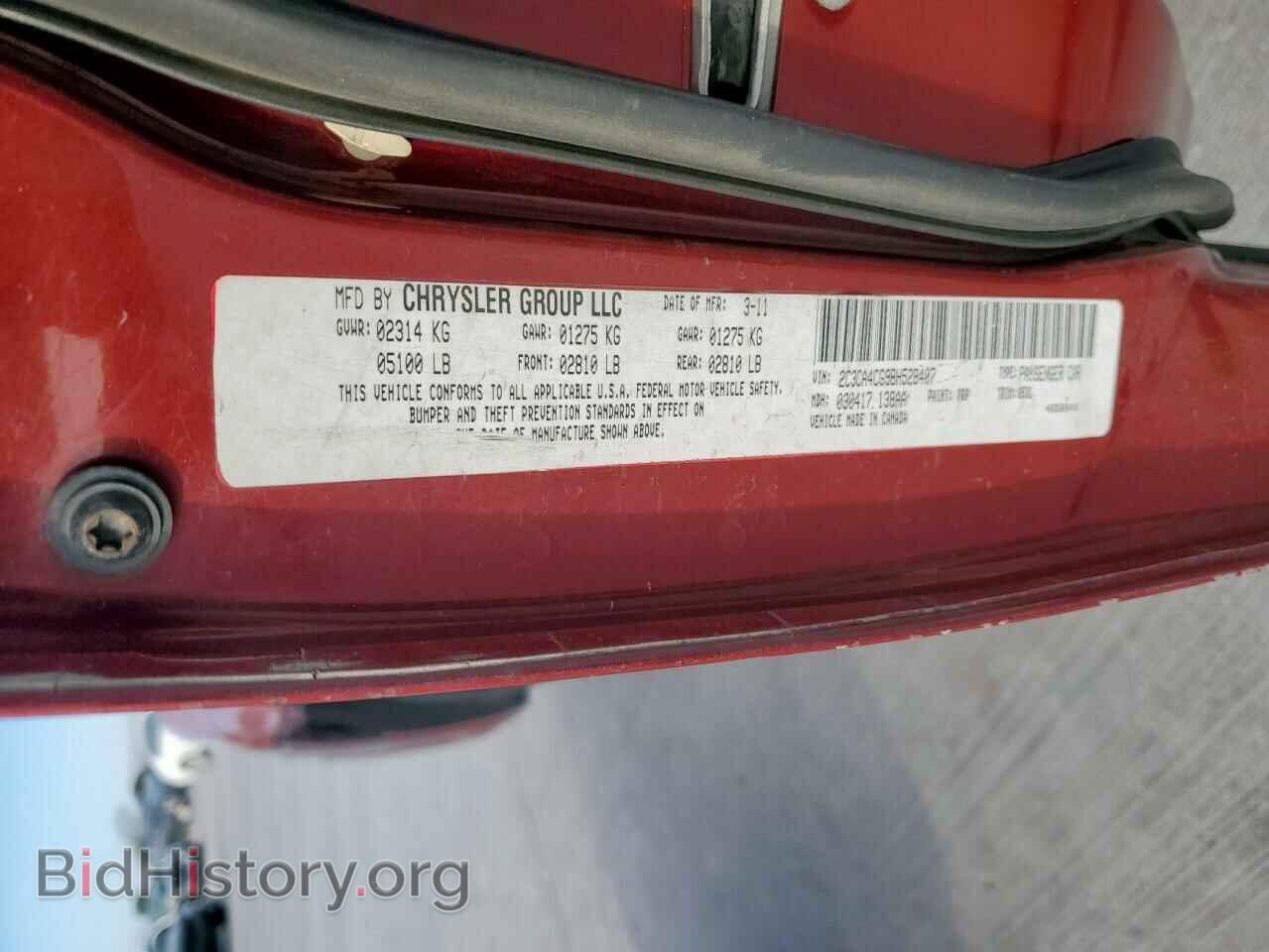 2011 CHRYSLER 300 - VIN: 2C3CA4CG9BH528407 - Фото 12