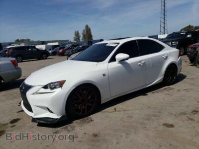 2014 Lexus IS 350, белый — VIN JTHBE1D22E5010405, Copart