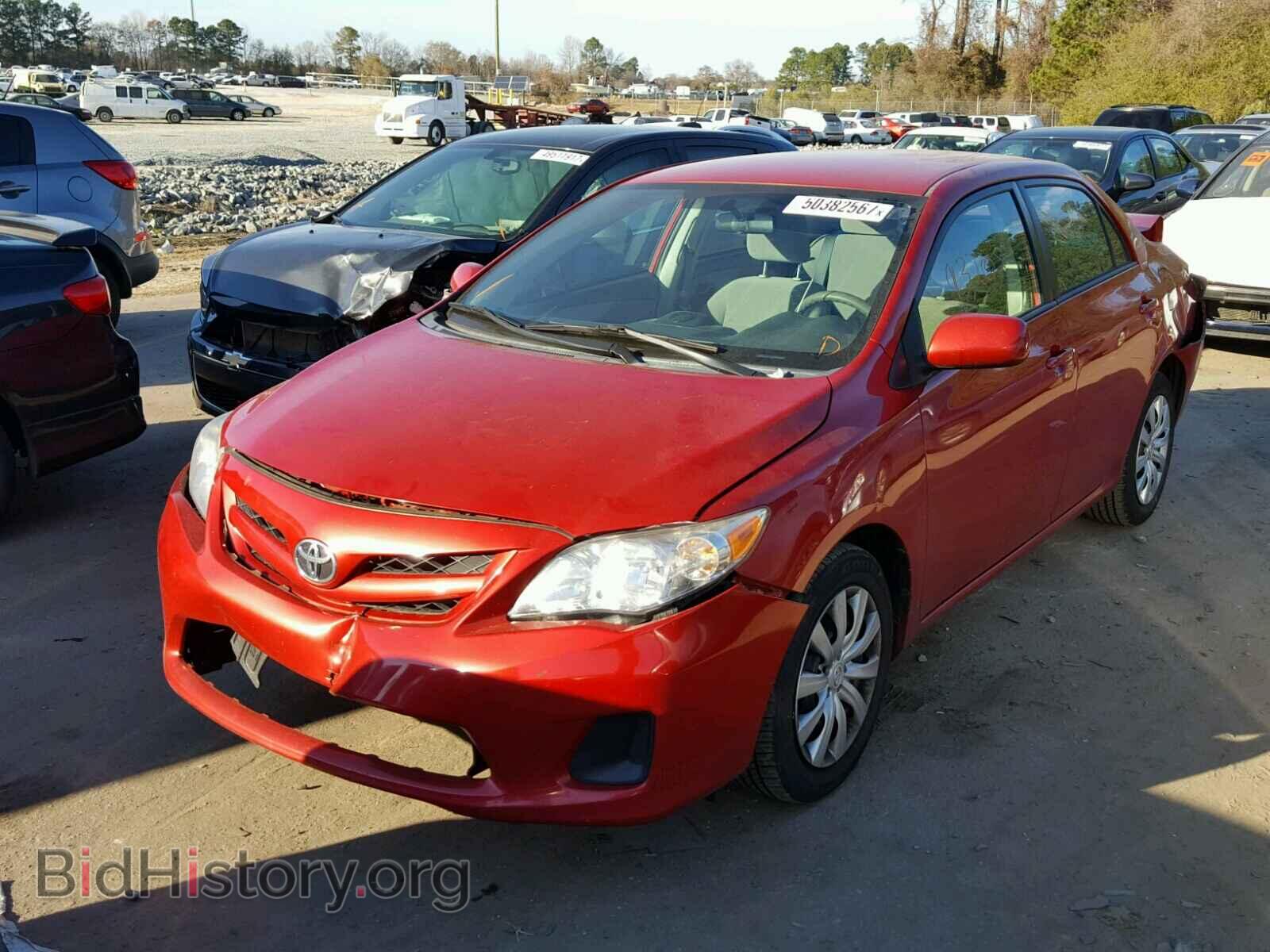 2012 TOYOTA COROLLA BA - VIN: 2T1BU4EE6CC827178 - Фото 2
