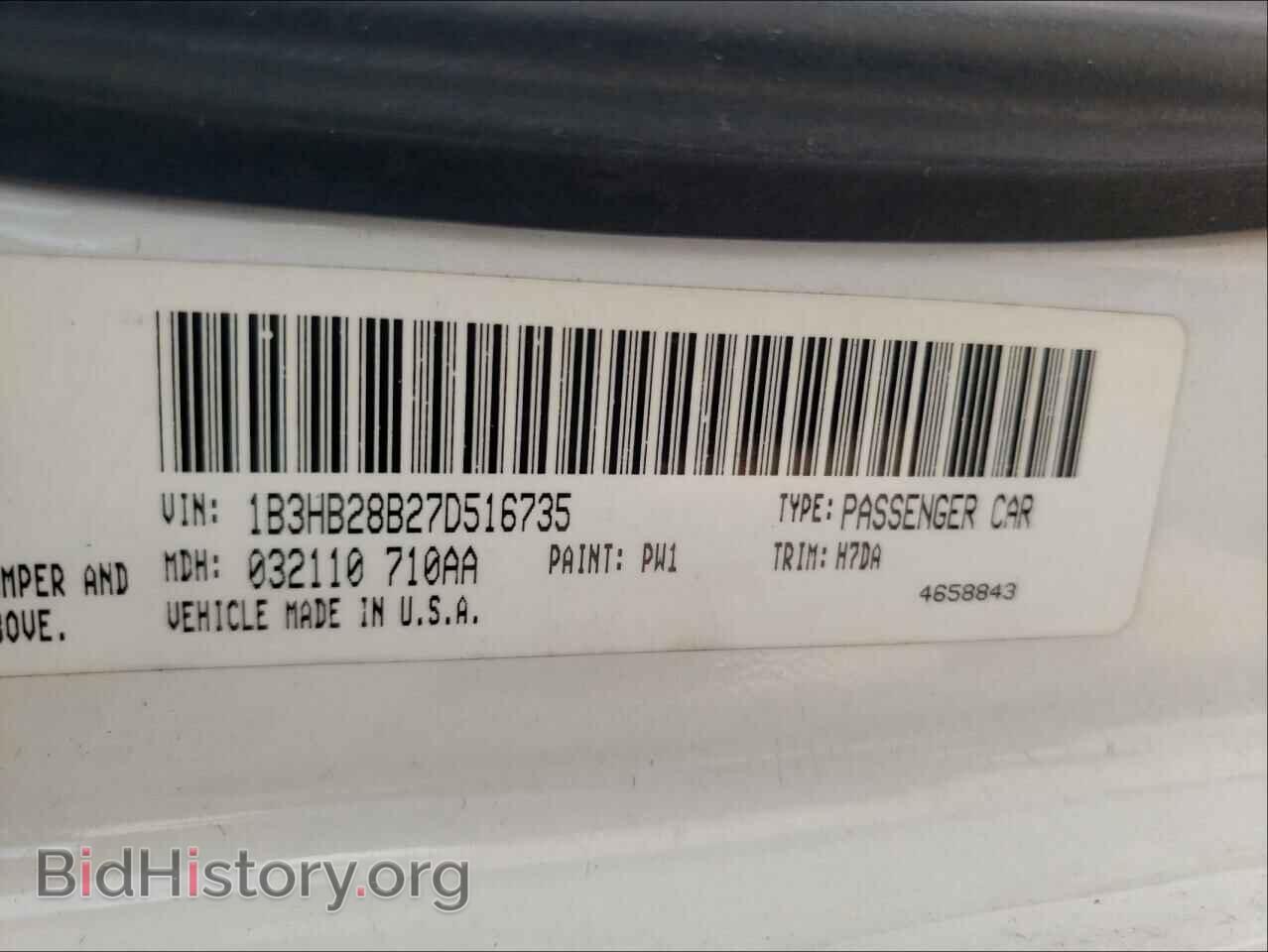 2007 DODGE CALIBER - VIN: 1B3HB28B27D516735 - Фото 10