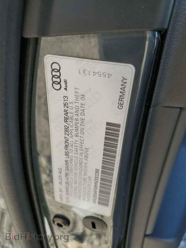 2017 AUDI A4 - VIN: WAUENAF49HN000288 - Photo 12