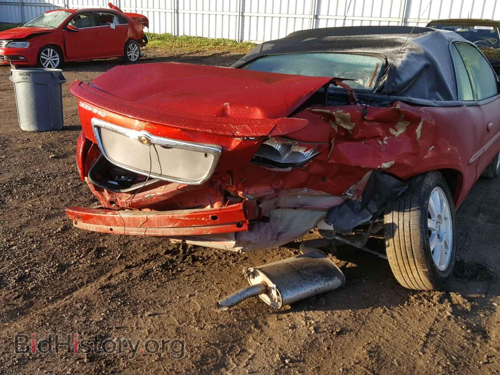 2004 CHRYSLER SEBRING - VIN: 1C3EL75RX4N328309 - Фото 9