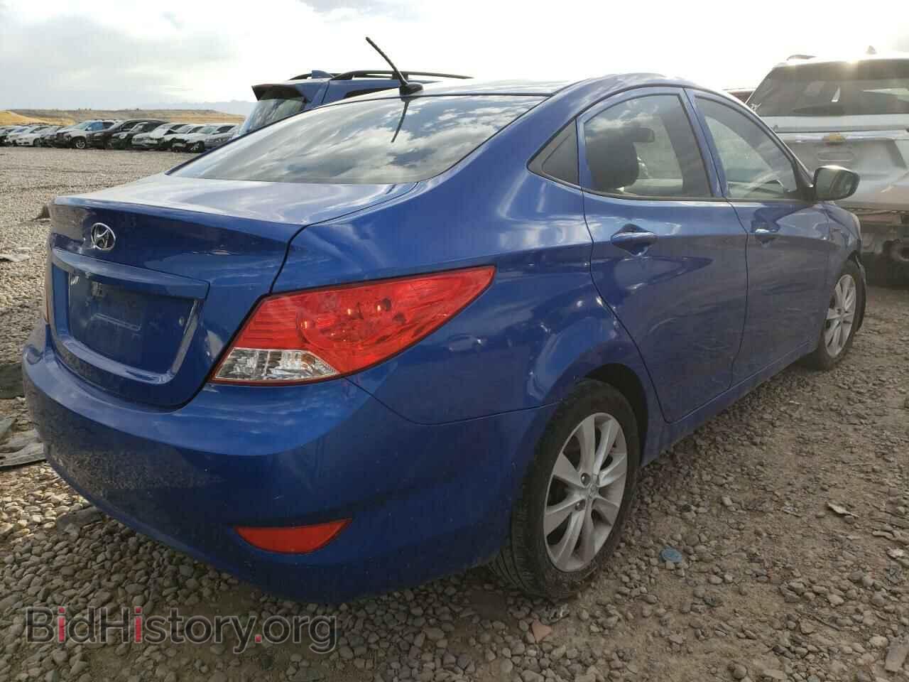 2012 HYUNDAI ACCENT - VIN: KMHCU4AEXCU211380 - Фото 4