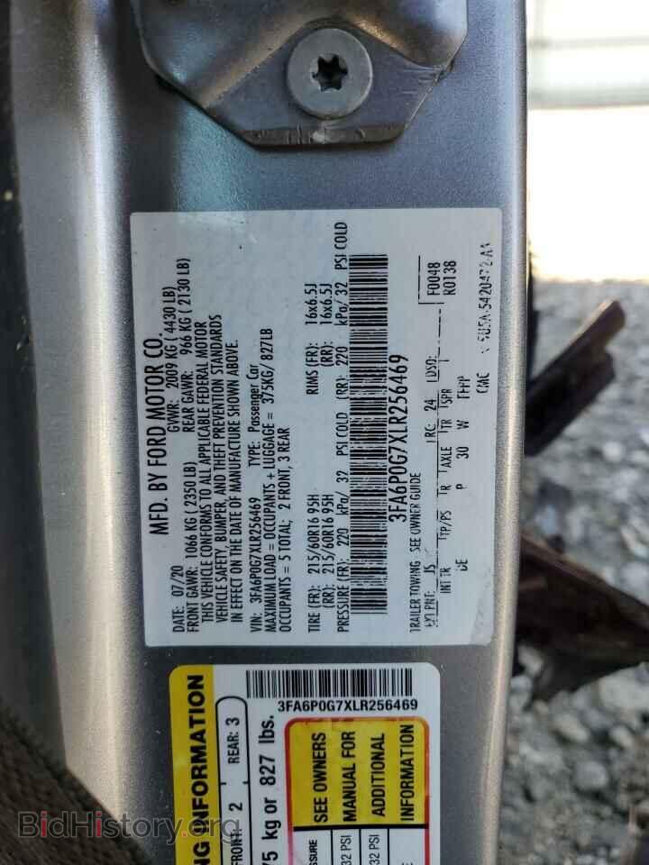 2020 FORD FUSION - VIN: 3FA6P0G7XLR256469 - Фото 14
