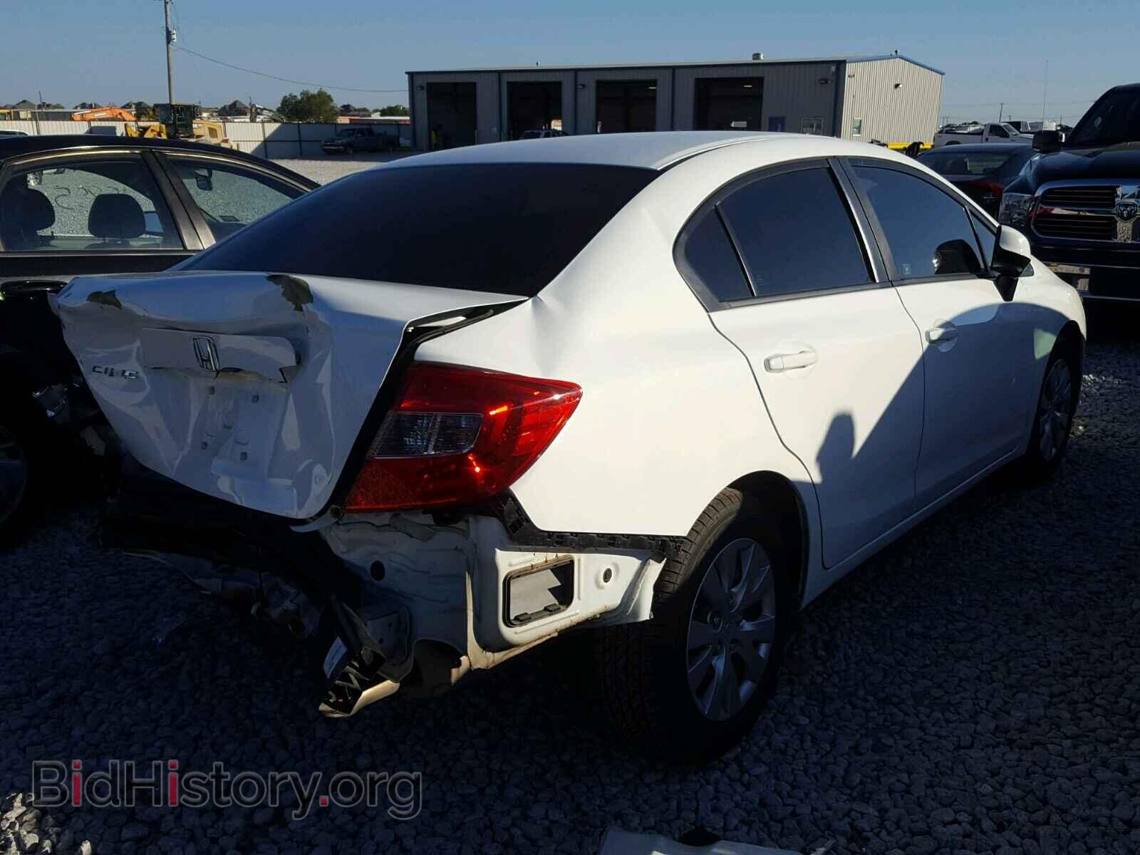 2012 HONDA CIVIC LX - VIN: 19XFB2F56CE377432 - Фото 4
