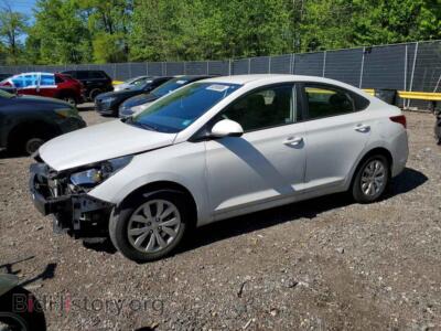 2020 Hyundai ACCENT SE, white — VIN 3KPC24A62LE113395, Copart