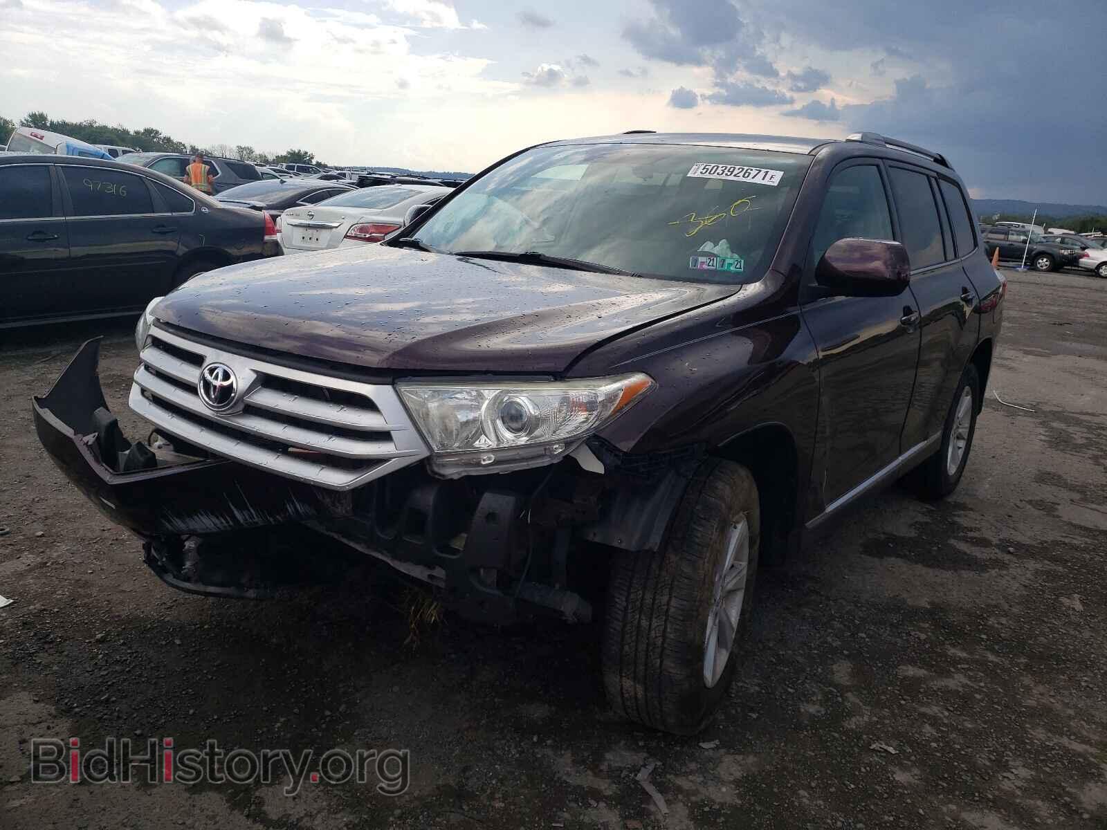 2012 TOYOTA HIGHLANDER - VIN: 5TDBK3EH0CS166314 - Фото 2