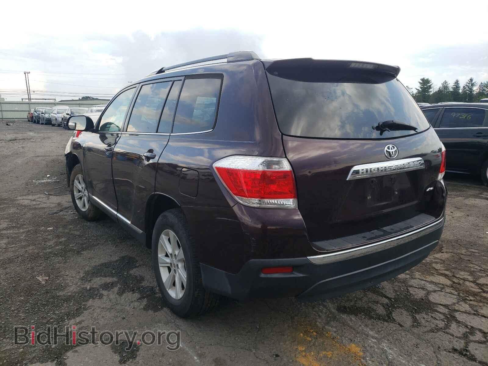 2012 TOYOTA HIGHLANDER - VIN: 5TDBK3EH0CS166314 - Фото 3