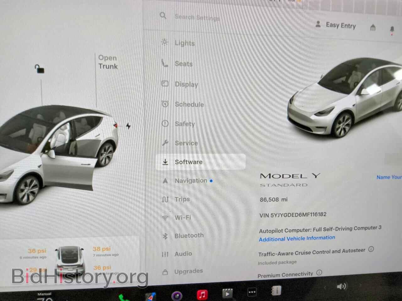 2021 TESLA MODEL Y - VIN: 5YJYGDED6MF116182 - Photo 9