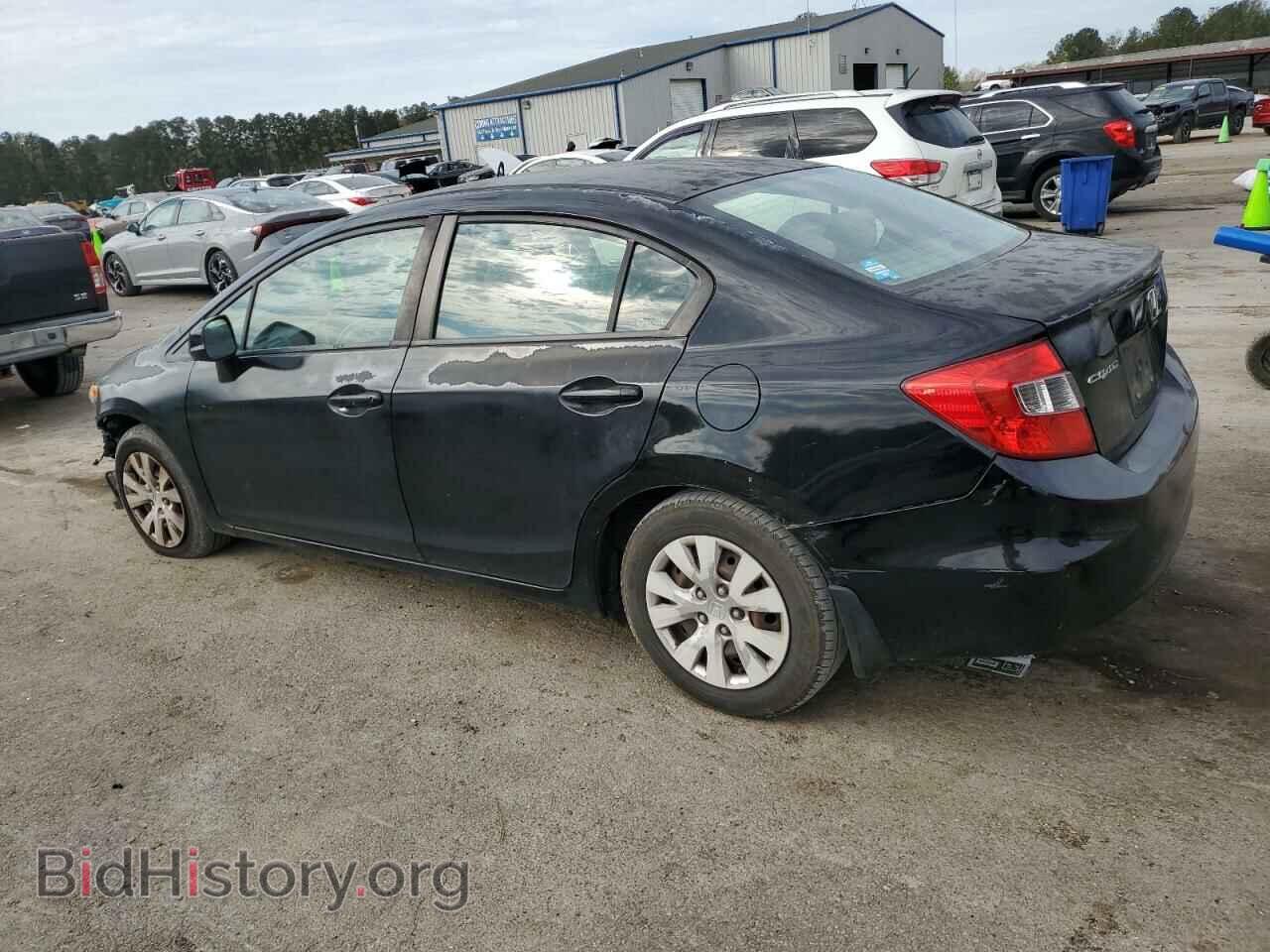 2012 HONDA CIVIC - VIN: 2HGFB2F5XCH608192 - Фото 2