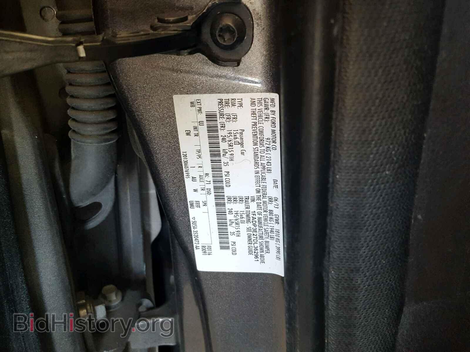 2013 FORD FOCUS - VIN: 1FADP3E27DL362961 - Photo 10