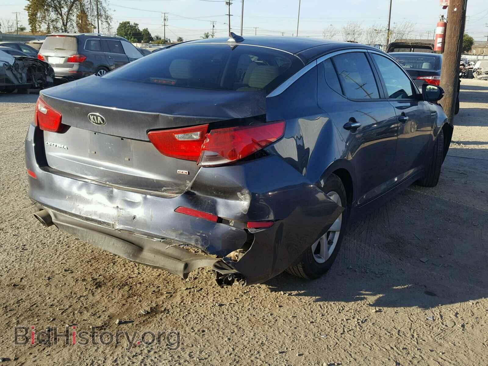 2015 KIA OPTIMA - VIN: KNAGM4A79F5605228 - Фото 4