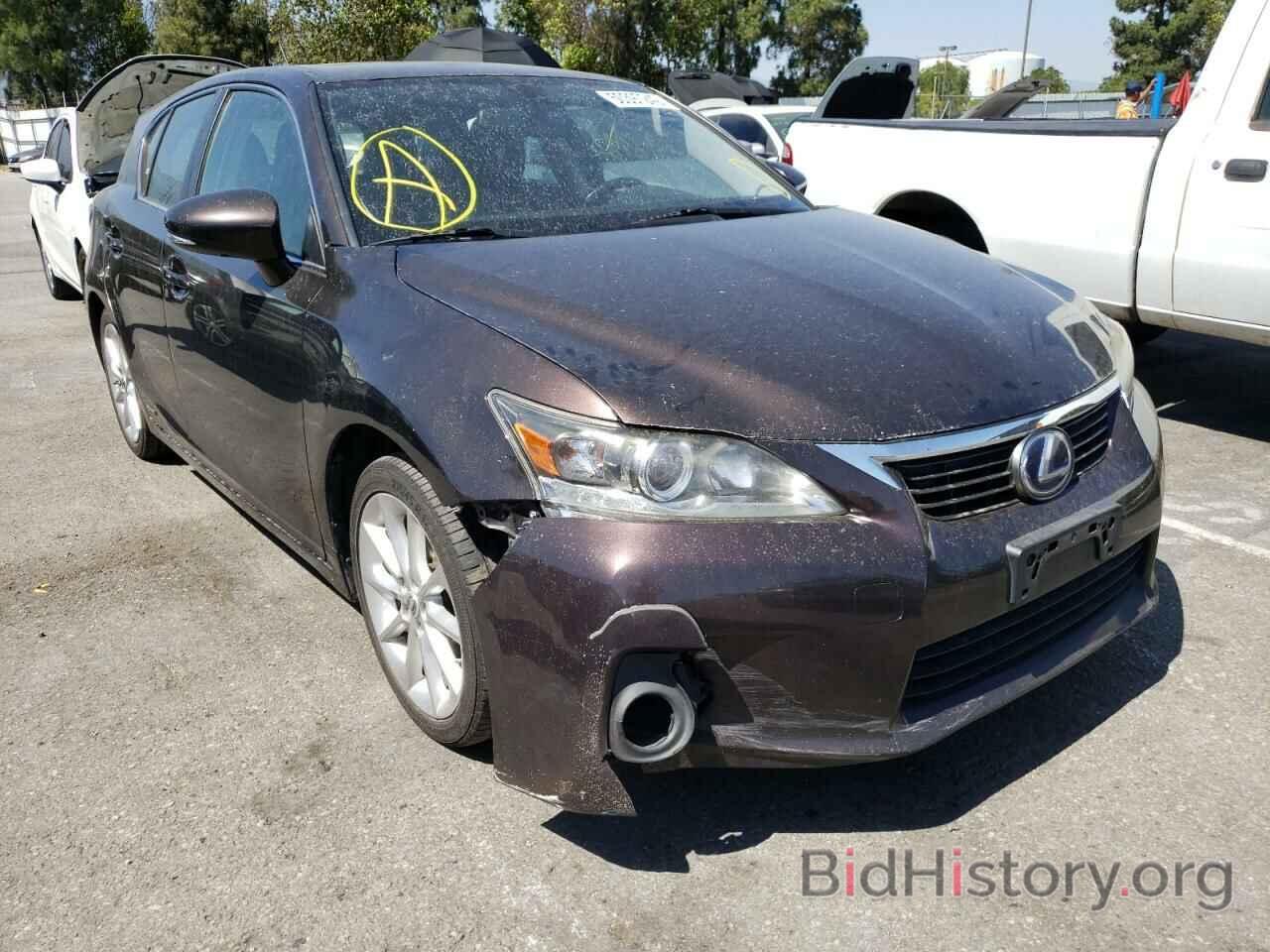 Photo JTHKD5BH2C2095102 - LEXUS CT 200 2012