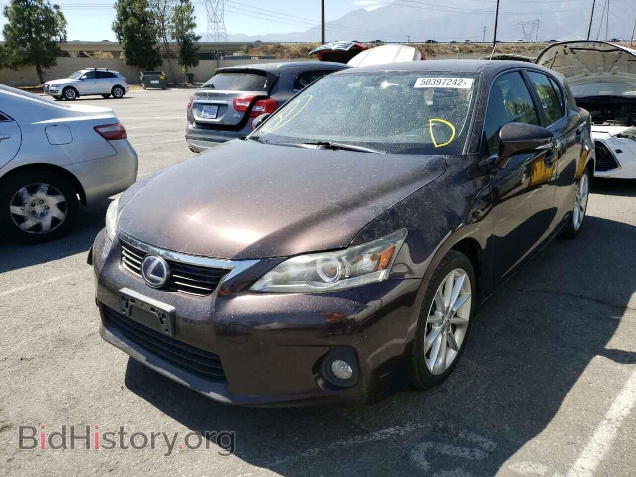 2012 LEXUS CT 200 - VIN: JTHKD5BH2C2095102 - Фото 2