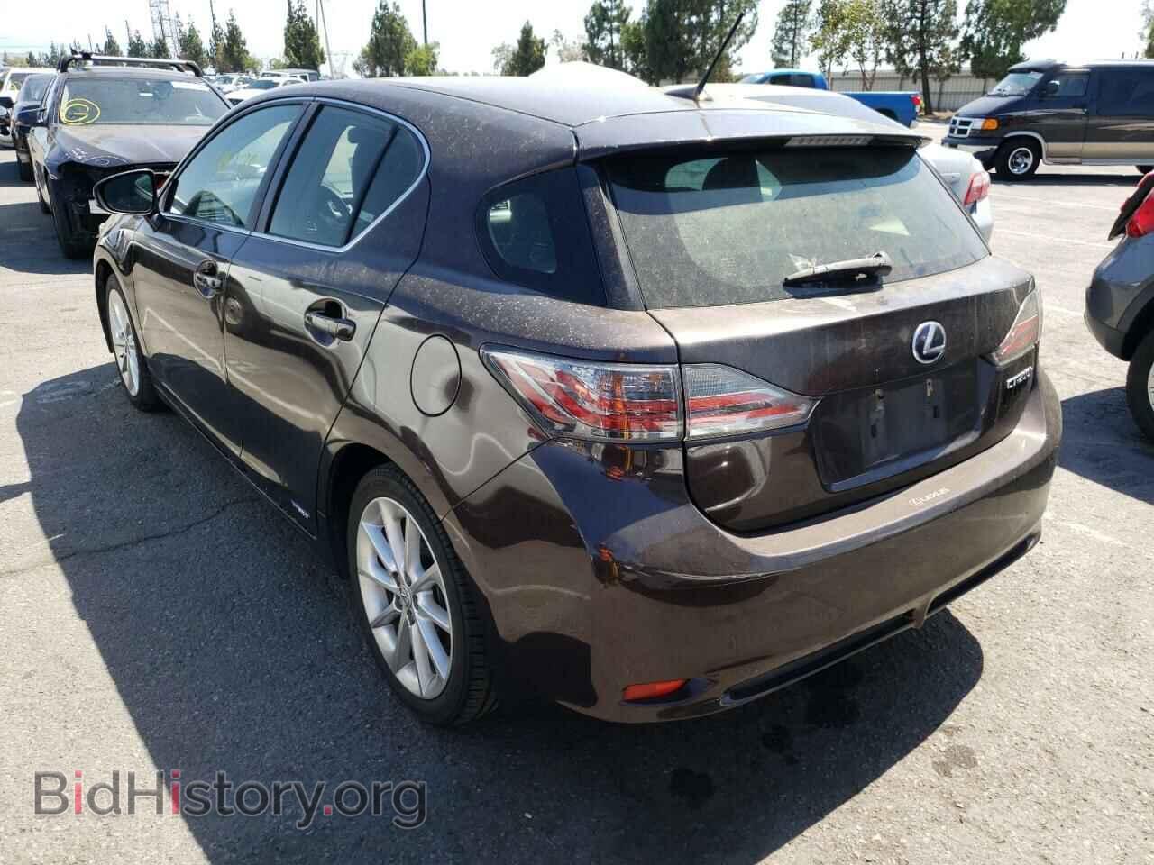 2012 LEXUS CT 200 - VIN: JTHKD5BH2C2095102 - Фото 3