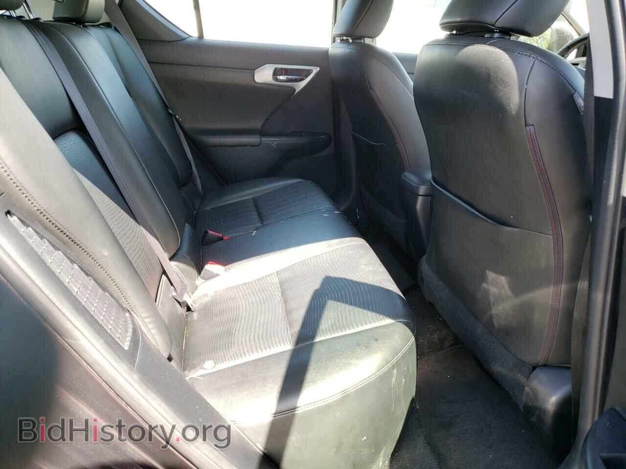 2012 LEXUS CT 200 - VIN: JTHKD5BH2C2095102 - Фото 6