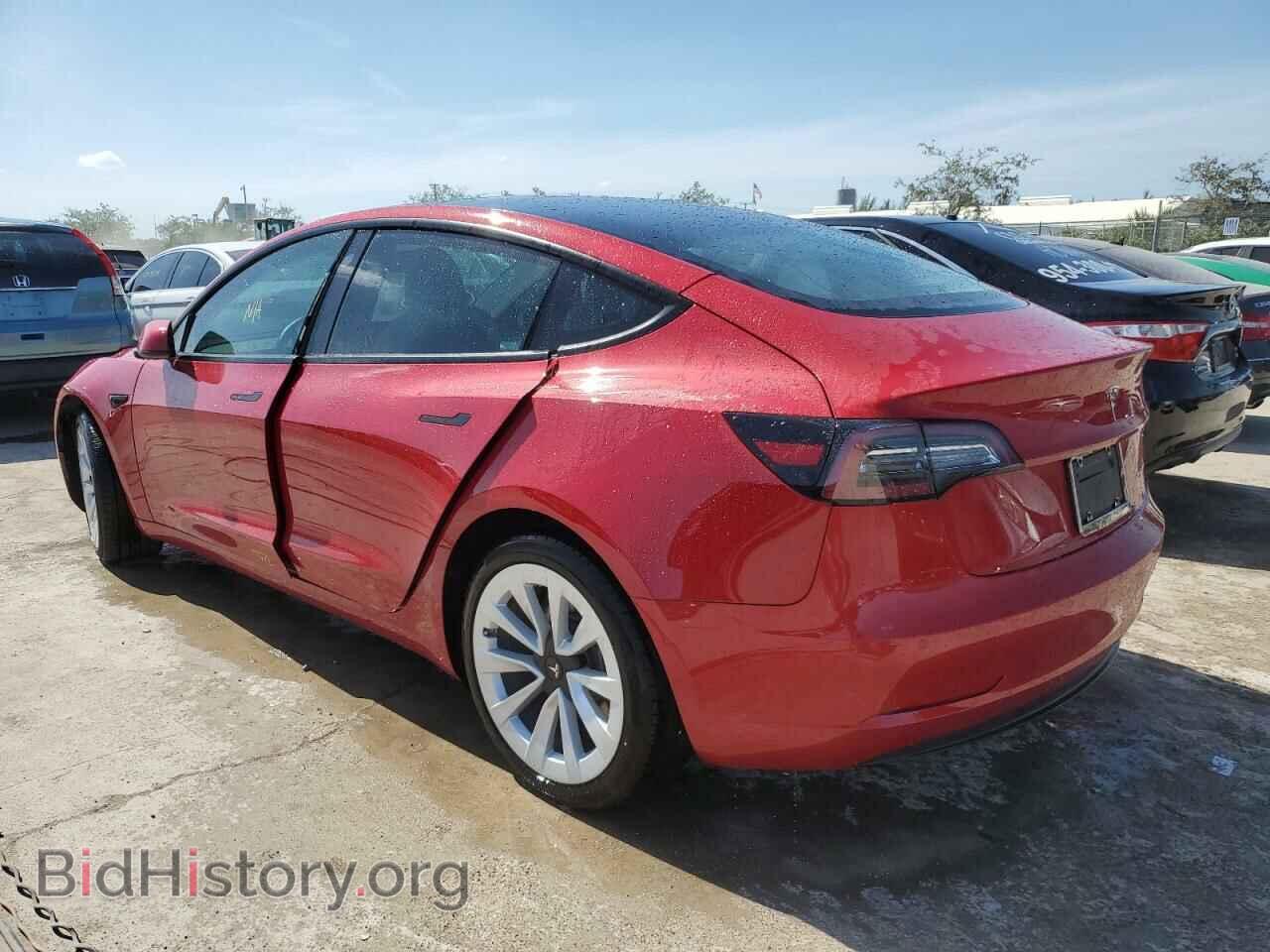 2022 TESLA MODEL 3 - VIN: 5YJ3E1EB5NF199408 - Фото 2