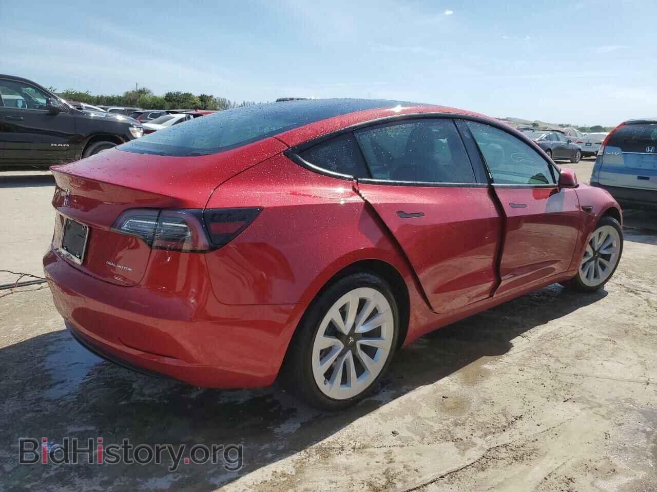2022 TESLA MODEL 3 - VIN: 5YJ3E1EB5NF199408 - Фото 3