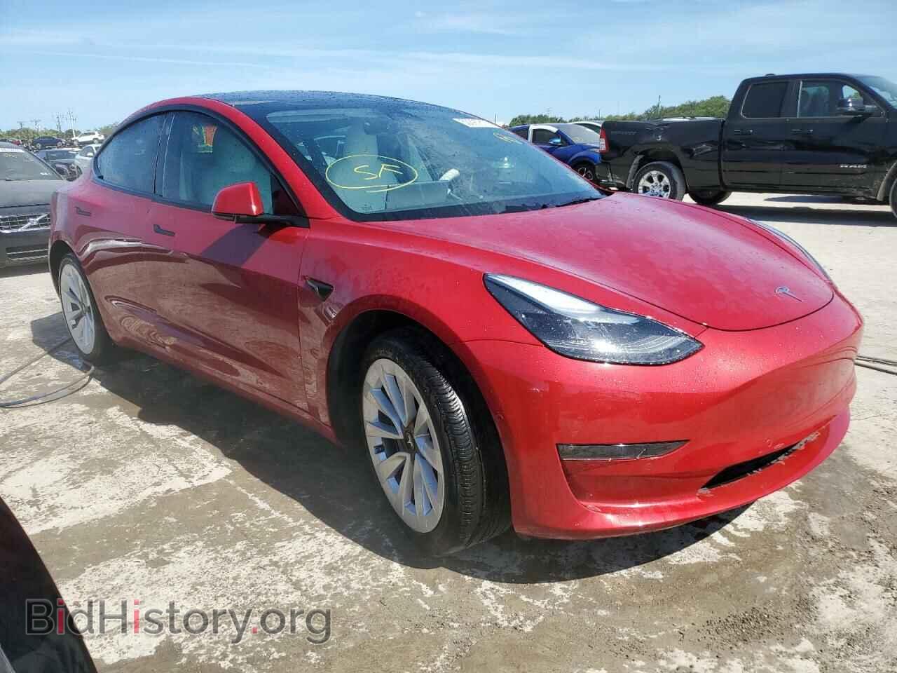 2022 TESLA MODEL 3 - VIN: 5YJ3E1EB5NF199408 - Фото 4
