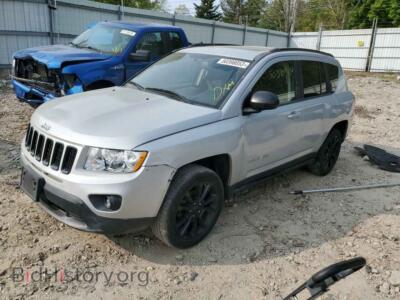 2012 Jeep COMPASS Compass LA, silver — VIN 1C4NJCEB5CD678173, Copart