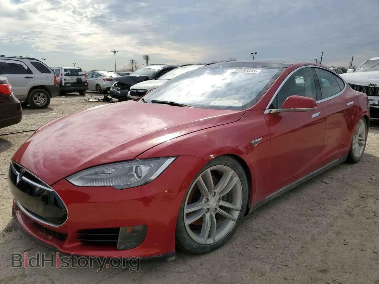 Фотография 5YJSA1H20FF098488 - TESLA MODEL S 2015