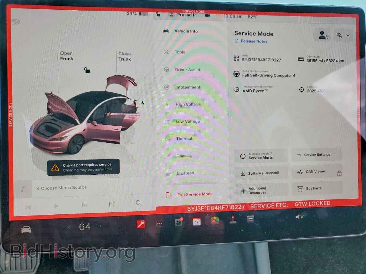 2024 TESLA MODEL 3 - VIN: 5YJ3E1EB4RF718227 - Photo 9